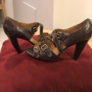 Tahari Brown Gladiator Sandals